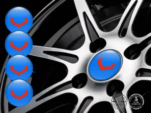 Vossen Hub Cap Sticker Edition Custom Dome Style